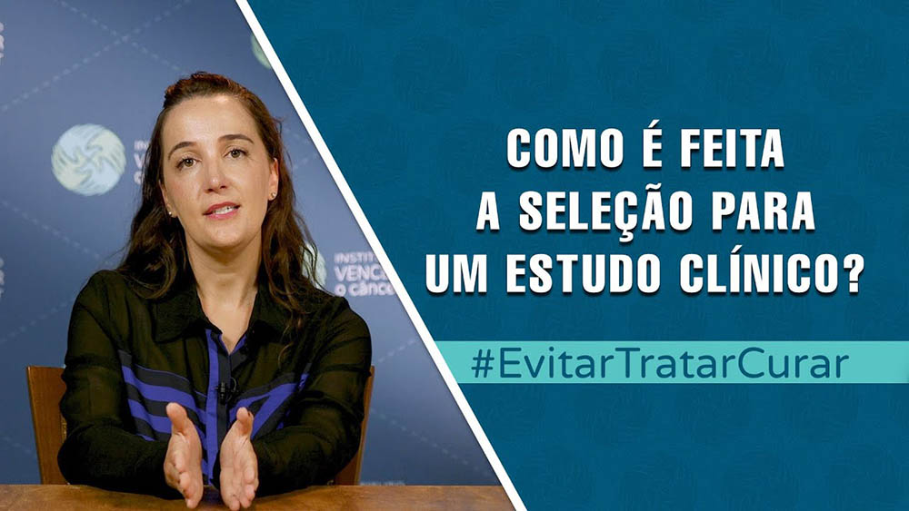 Dra. Graziela Dal Molin e texto "como é feita a seleção para um estudo clínico".